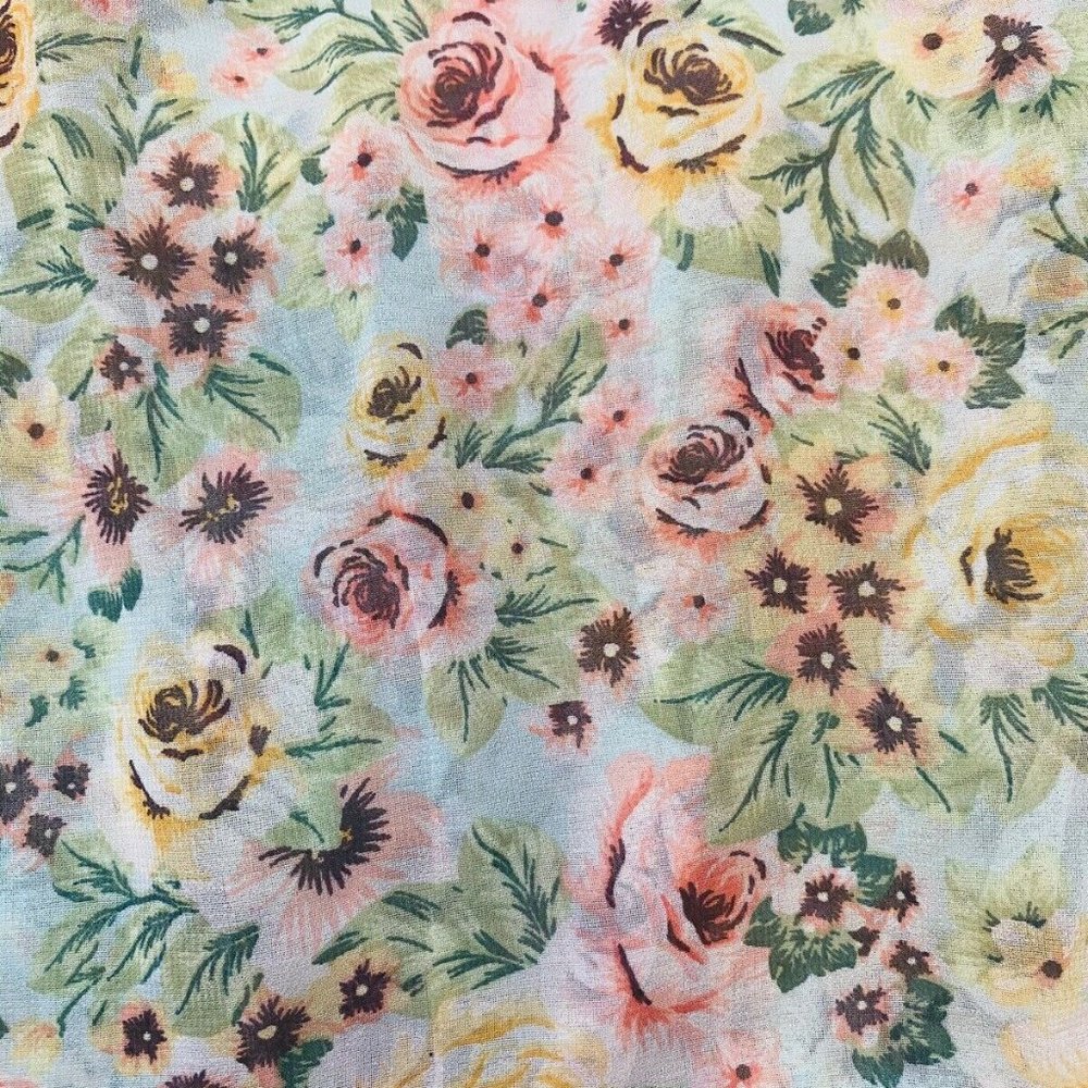 Poetry Strappy Romper Shorts Floral Ruffle size M - Picture 6 of 10